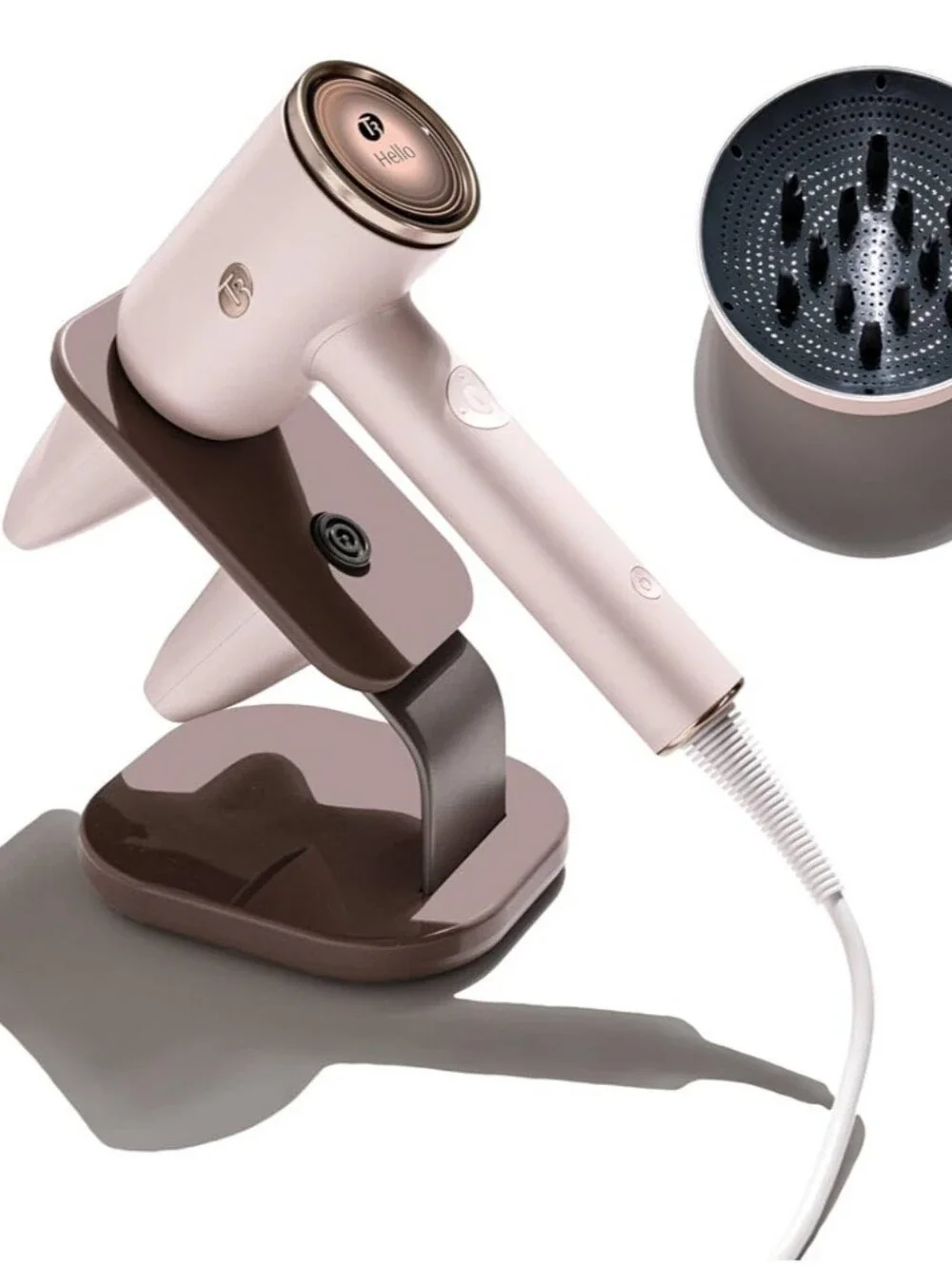 T3 FIRE! NIB! The Aire IQ Intelligent Hair Dryer in Satin Blush. R2S!
